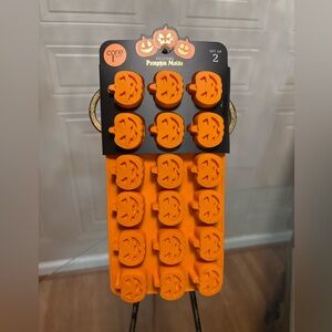 Core  Pumpkin Chocolate Mold 2 PCS Silicone 12 Cavity Autumn Candy for Baking